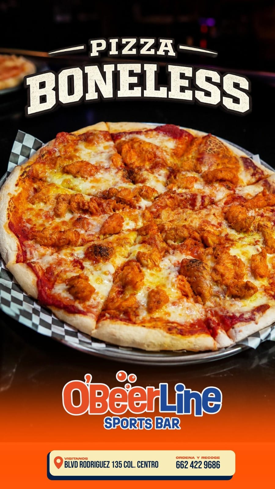 Pizza Boneless